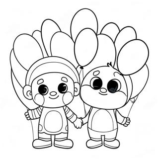 Mikey And Jj Coloring Pages
