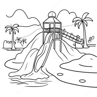 Water Park Coloring Page 109774-46473