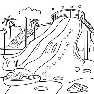 Water Park Coloring Page 109774-46474