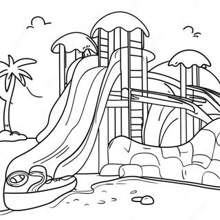 Water Park Coloring Page 109774-46476