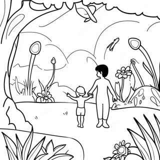 Garden Of Eden Coloring Pages