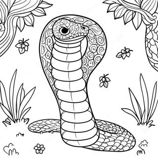 Serpent In The Garden Coloring Page 109877-46559