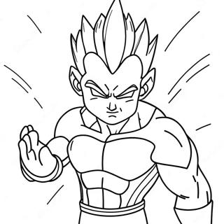 Vegeta Coloring Pages