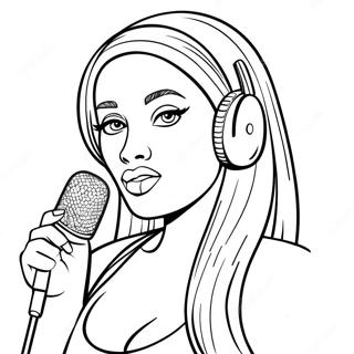 Nicki Minaj Coloring Pages