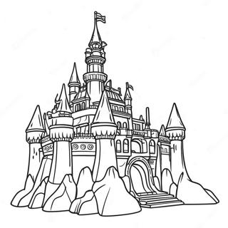 Colorful Legoland Castle Coloring Page 110110-46738