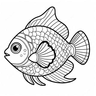 Flounder Fish Coloring Page 110160-46775