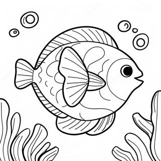 Flounder Fish Coloring Page 110160-46776