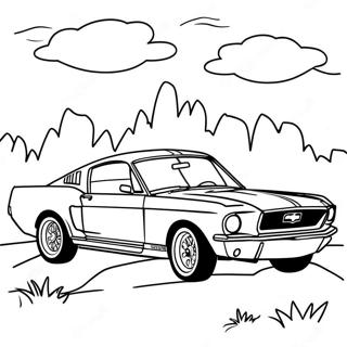 Mustang Coloring Pages