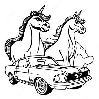 Mustang Coloring Page 110186-46796