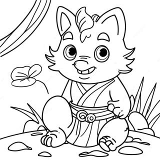 Sukuna Coloring Pages