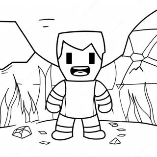 Herobrine Coloring Pages