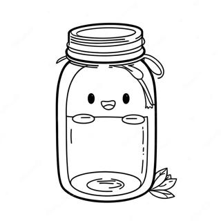 Mason Jar Coloring Page 110342-46914