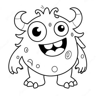 Silly Monster Coloring Page 110524-47061