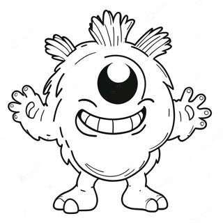 Silly Monster Coloring Page 110524-47063