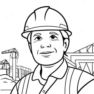 Construction Worker Coloring Page 110573-47096