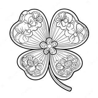 4 H Clover Coloring Page 110649-47156