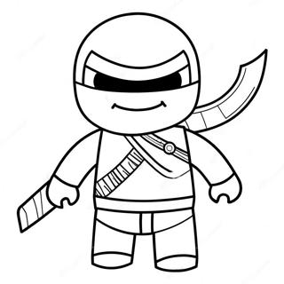 Ninja Roblox Coloring Pages