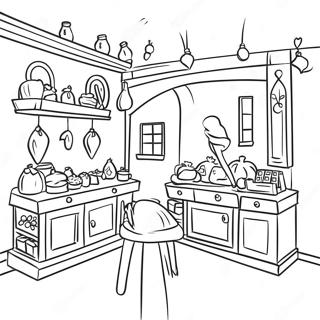 Santa's Workshop Coloring Pages