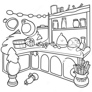 Santa S Workshop Coloring Page 110803-47275