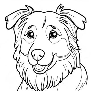 Australian Shepherd Coloring Page 110881-47334