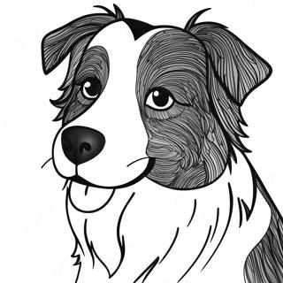 Australian Shepherd Coloring Page 110881-47335