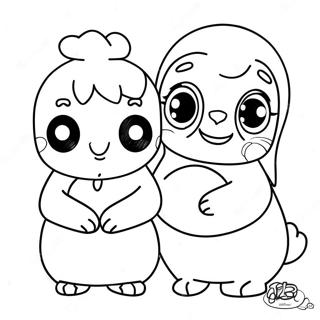 Tbhk Friends Coloring Page 110910 47368