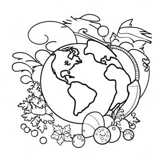 Holidays Around The World Coloring Page 110932-47397