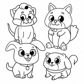 Funny Lol Pets In Costumes Coloring Page 110960-47426