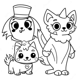 Funny Lol Pets In Costumes Coloring Page 110960-47427