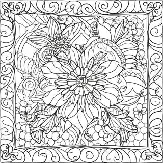 Quilt Coloring Pages