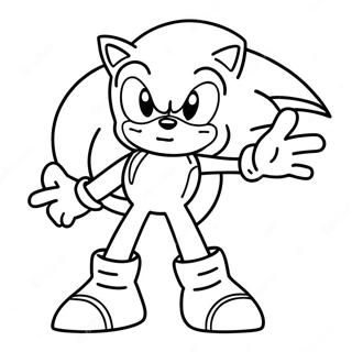 Adventurous Sonic Silver Coloring Page 111039-47493