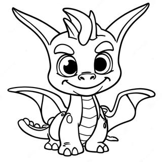 Spyro The Dragon Skylanders Coloring Page 111088-47521