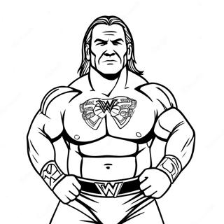 Wwe Wrestler In Action Coloring Page 111113-47541