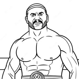 Wwe Wrestler In Action Coloring Page 111113-47542