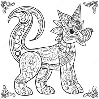 Alebrijes Coloring Page 111164-47580