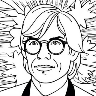 Andy Warhol Coloring Pages