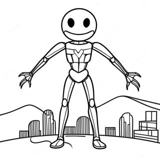 Enderman Coloring Pages