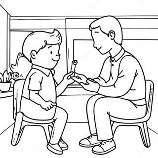 Social Skills Coloring Pages