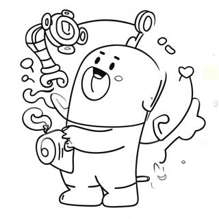 Wow Wow Wubbzy Coloring Pages