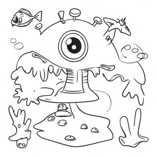 Island Of Misfit Toys Coloring Pages