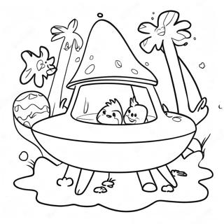 Adventurous Island Of Misfit Toys Coloring Page 111373 47750