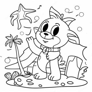 Adventurous Island Of Misfit Toys Coloring Page 111373-47752