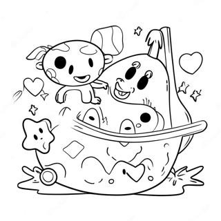 Cheerful Island Of Misfit Toys Coloring Page 111374-47753