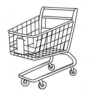Target Shopping Cart Coloring Page 111398-47767