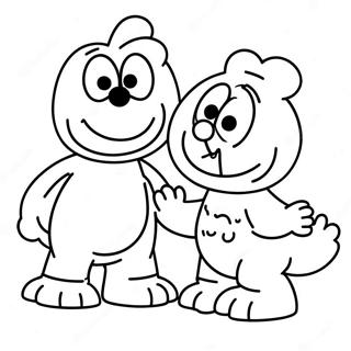 Elmo And Abby Coloring Page 111525-47860