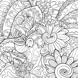 Colorful Groovy Patterns Coloring Page 111552-47881