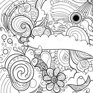 Retro Groovy Designs Coloring Page 111553-47888