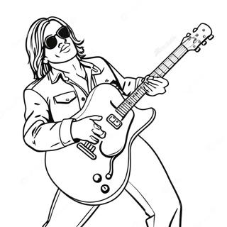 Rock And Roll Coloring Pages