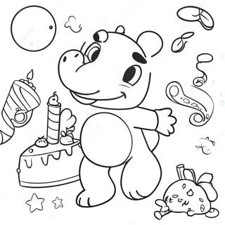 Word Party Coloring Pages