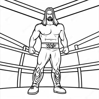 Dynamic Wwe Superstar Entrance Coloring Page 111682 47991